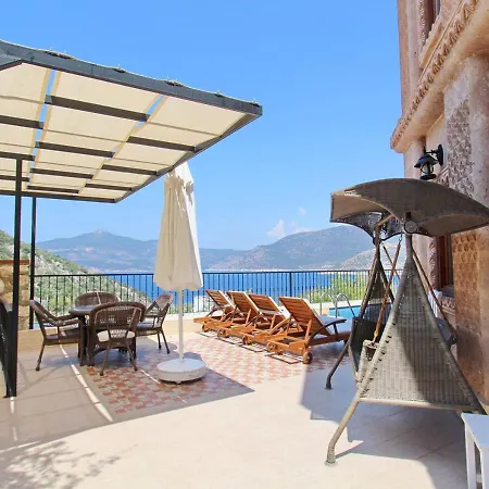 Villa Castle, Sea View, 3 Bedroom, Private Pool, Close To Beach Kaş
